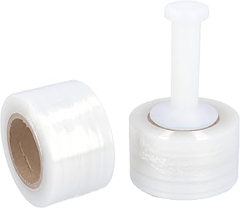 Banding Film Mini Hand Roll Wrap- 3" x 75 Gauge, 1500' - 12 Rolls / Case