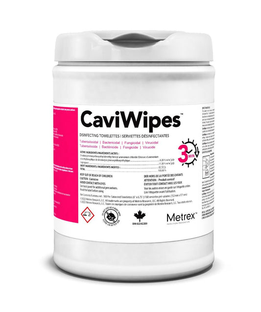 CaviWipes Disinfecting Wipes - 160/Canister