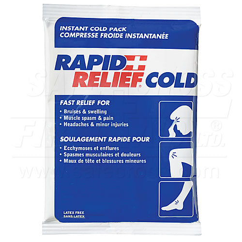Cold Pack, Instant, Small, Single Use, 10.2 x 15.2 cm