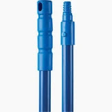 Fiberglass Threaded Handle 54", Blue - 1 Each