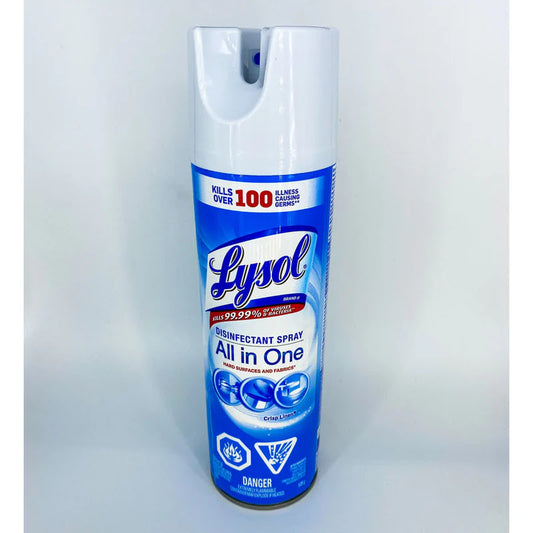 Lysol Disinfectant Spray All-In-One Air Freshener, 350g Spray Bottle