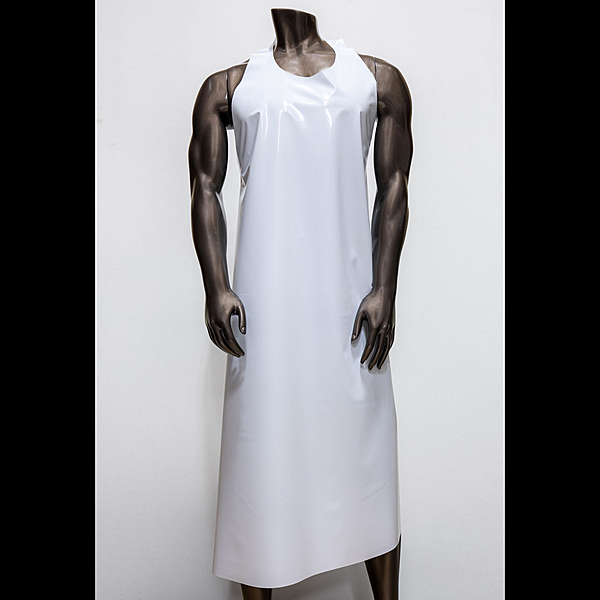 Polyurethane PU Apron Reusable, 6 mil, 35"W x 45"H - 24 Aprons/Case