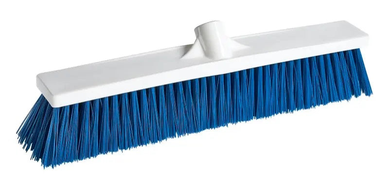 Foodservice PushBroom 18", Head Only - Blue - 1 Each