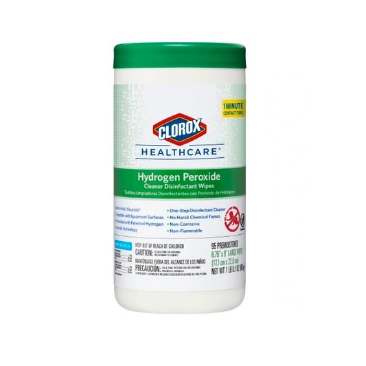 Clorox Hydrogen Peroxide Cleaner Disinfectant 95ct Wipes